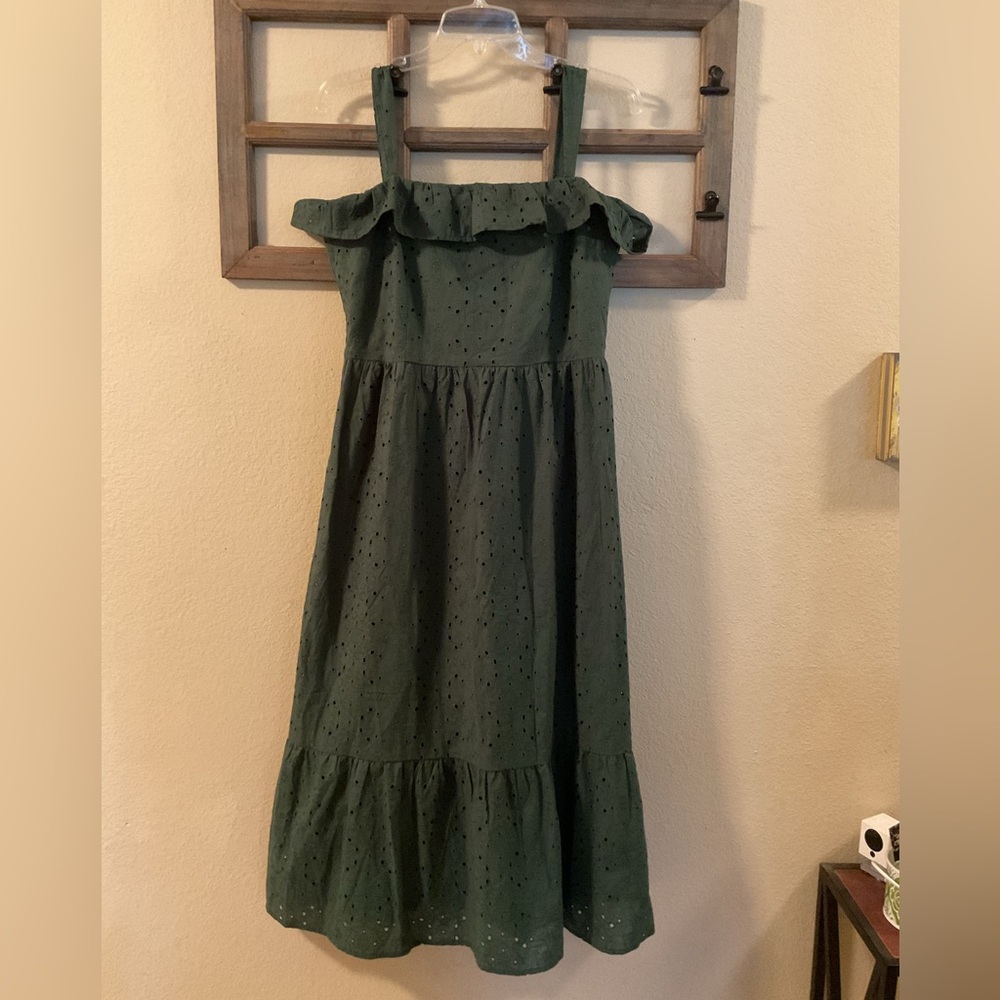 Loft Green Sundress